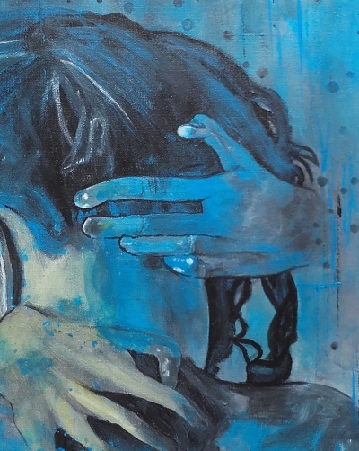 a - Tableaux semi - abstrait - Peinture originale