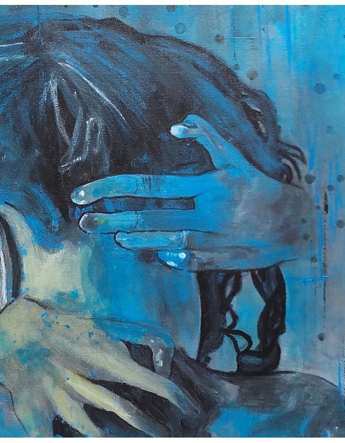 a - Tableaux semi - abstrait - Peinture originale
