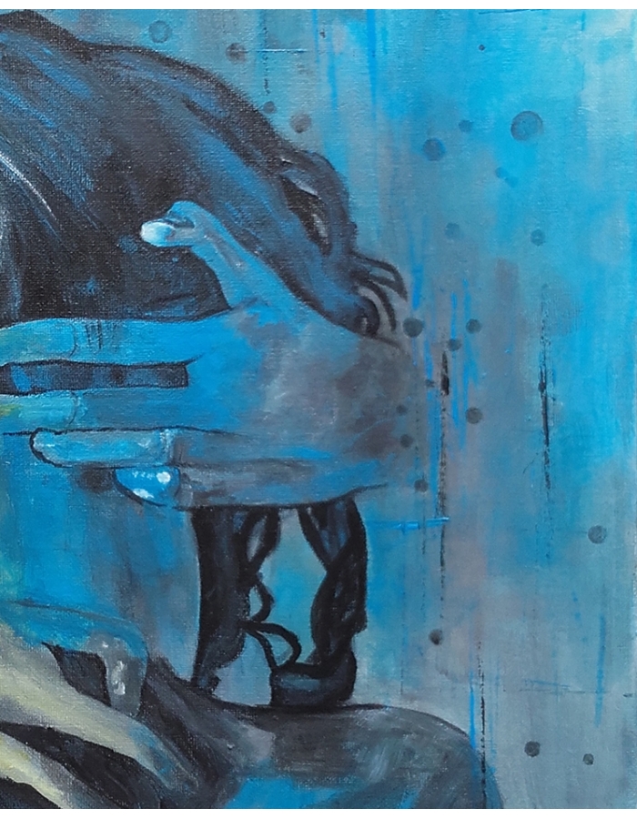 a - Tableaux semi - abstrait - Peinture originale