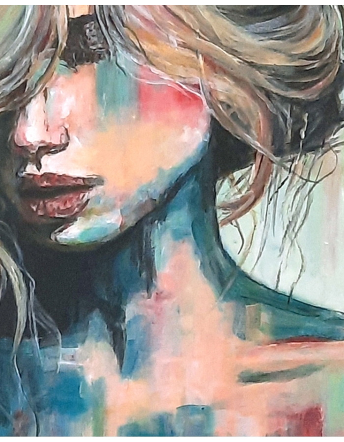 a - Tableaux semi - abstrait - Peinture originale