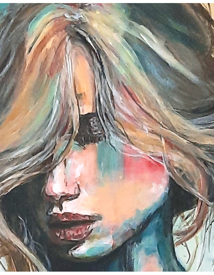 a - Tableaux semi - abstrait - Peinture originale