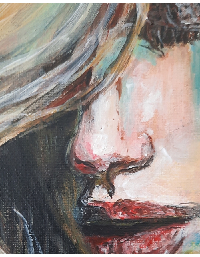 a - Tableaux semi - abstrait - Peinture originale