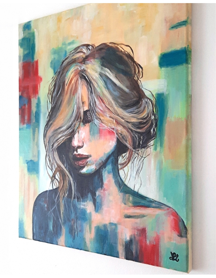 a - Tableaux semi - abstrait - Peinture originale