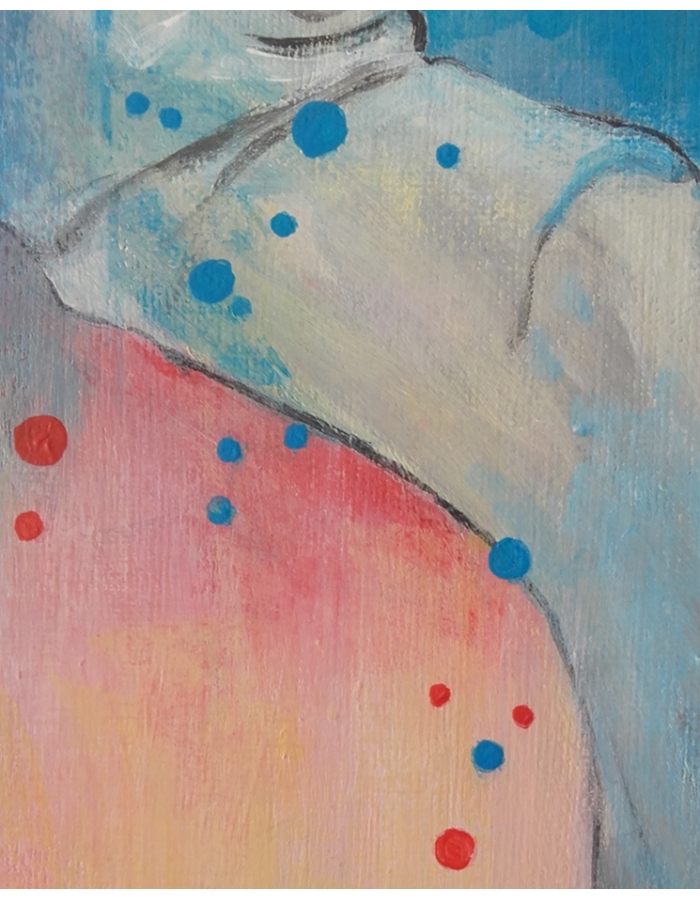 a - Tableaux semi - abstrait - Peinture originale