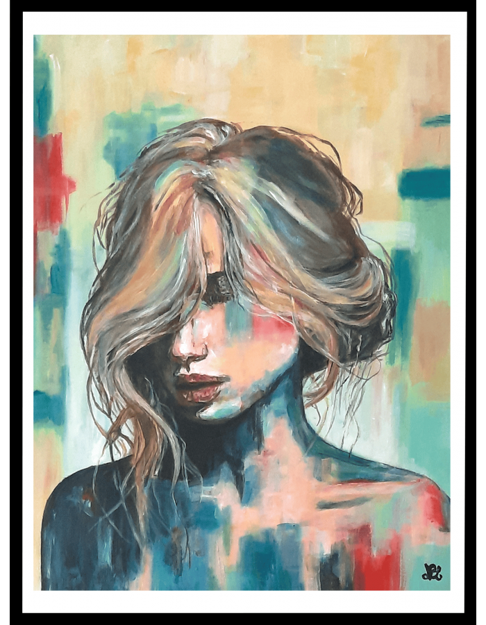 a - Tableaux semi - abstrait - Peinture originale