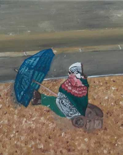 Tableau huile - Solitude