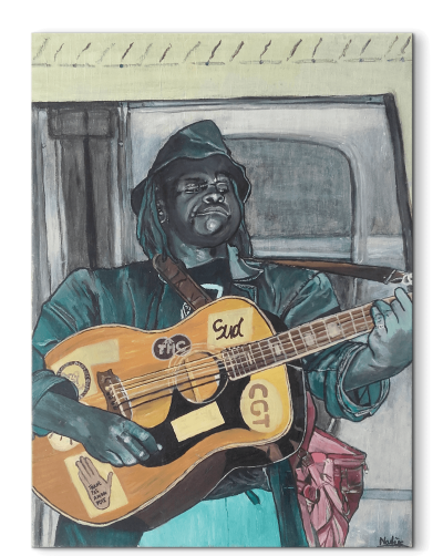 80'S SPIRIT - Tableau guitariste